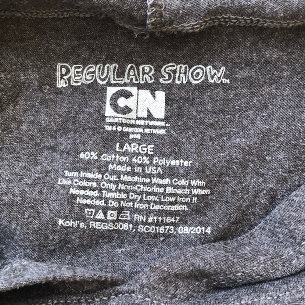 Cartoon Network Regular Show Boys Hoodie - Picture 3 of 3
